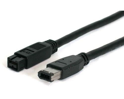10 ft 1394b Firewire Cable 9-6 Pin M-M