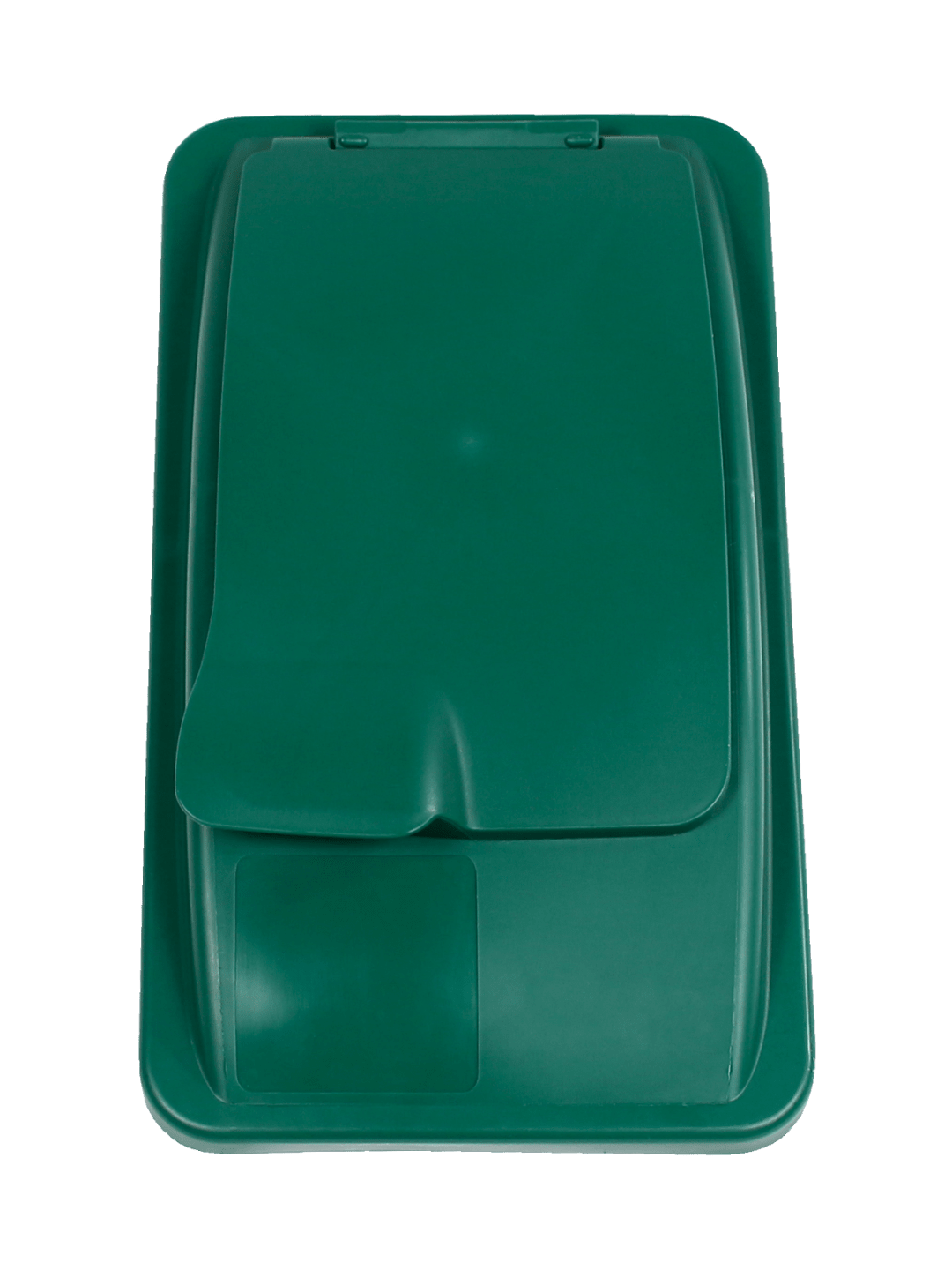  WASTE WATCHER - Single - Lid - Solid Lift - Dark Green