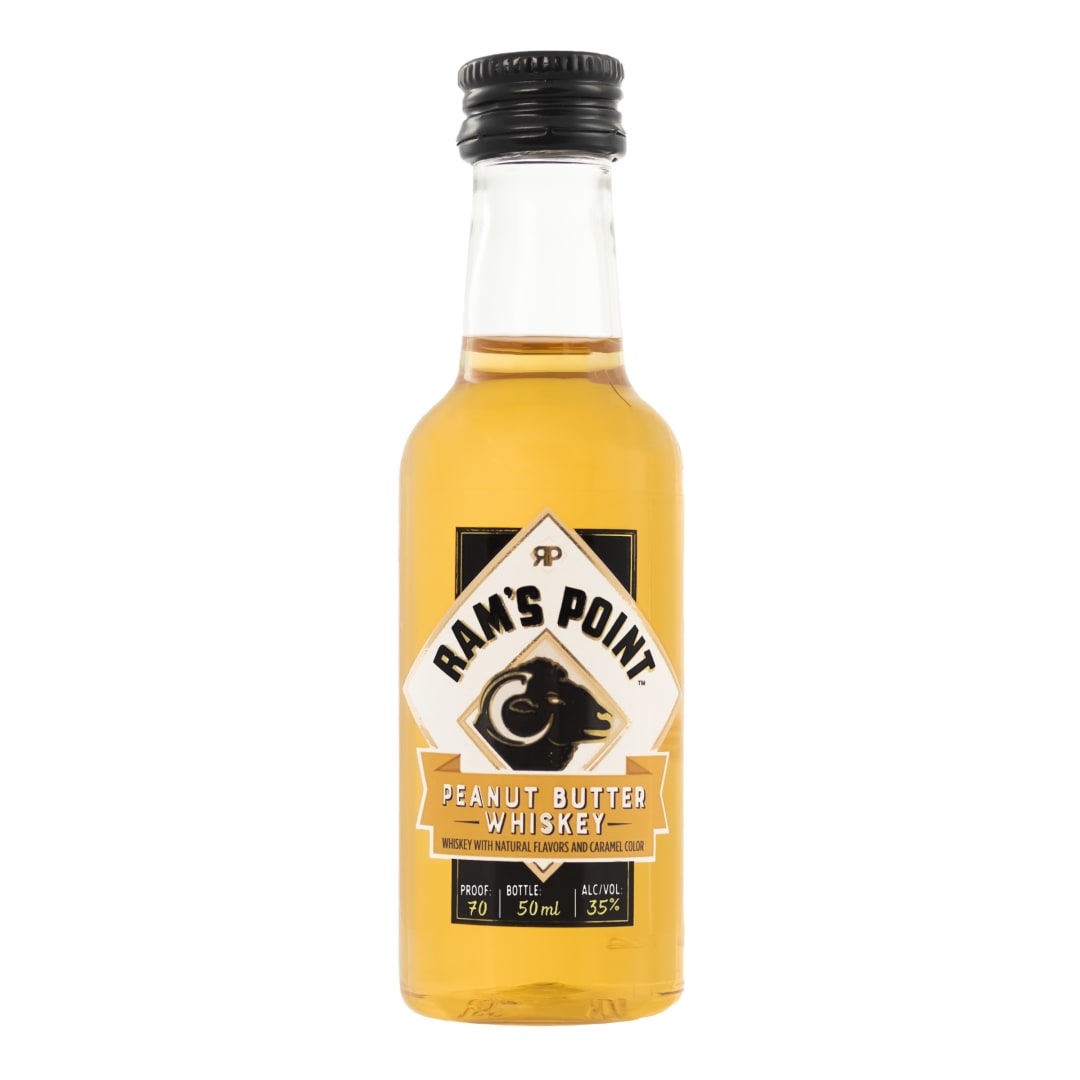 Ram's Point Peanut Butter Whiskey 50ml 70 proof