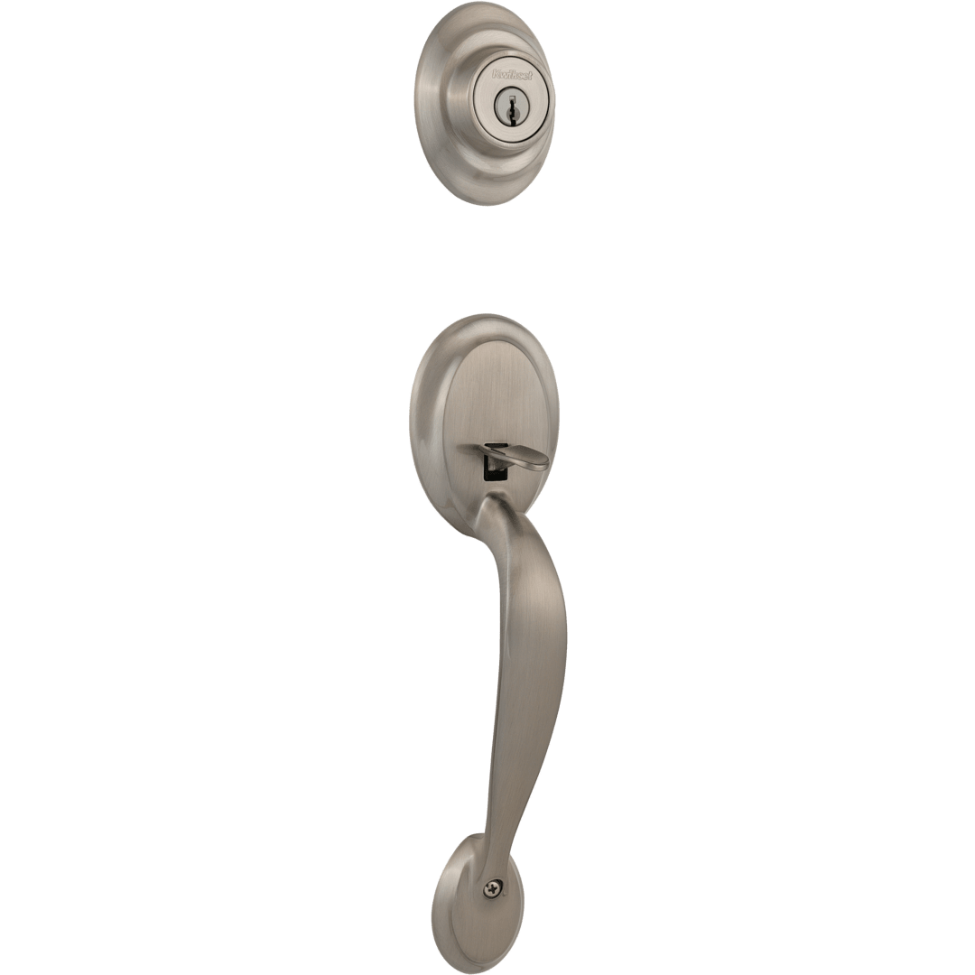 Dakota Single Cylinder Exterior Only Handleset in Satin Nickel