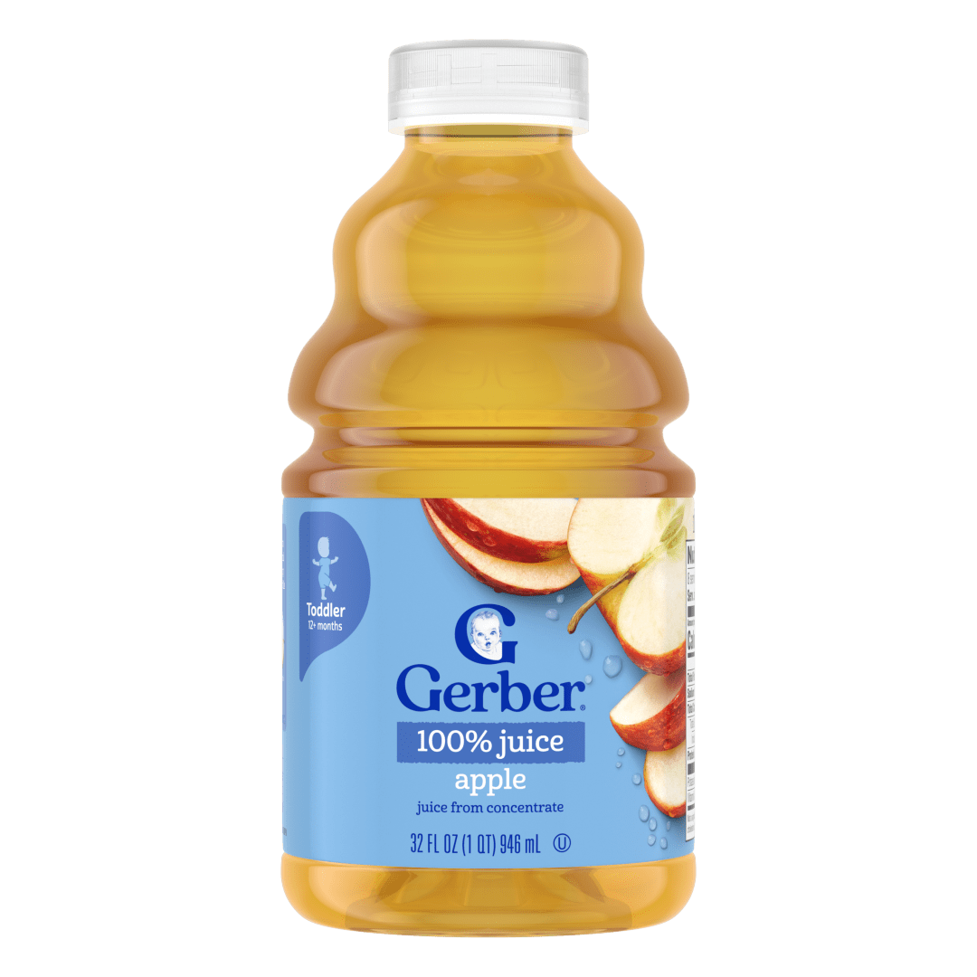 Gerber Apple Juice from Concentrate, Toddler Juice, Juice For Toddlers, Toddler Drink