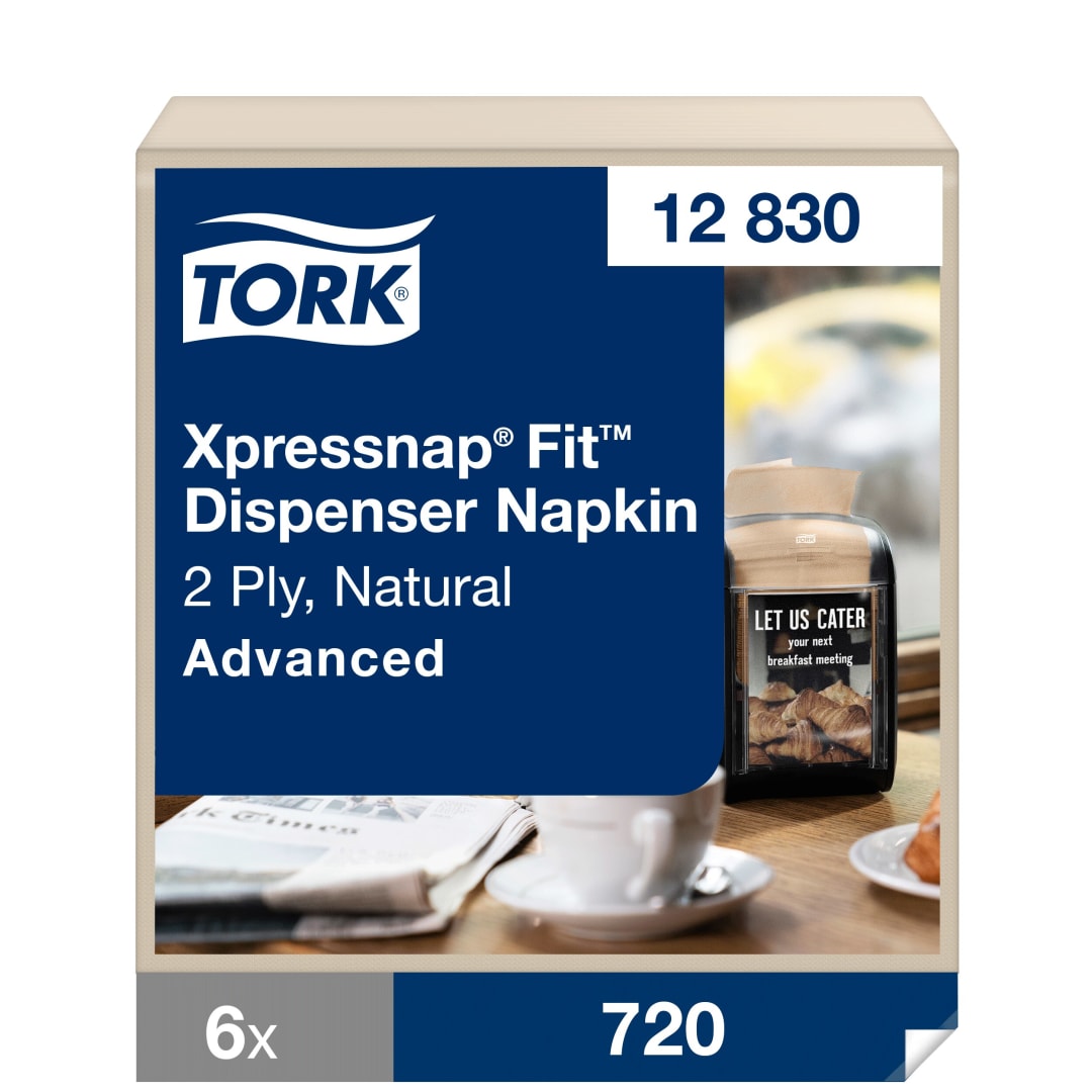 Tork Xpressnap Fit® Natural Dispenser Napkin