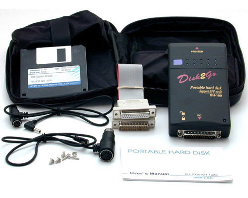 *D*2.5" Portable Parallel Port Hard Disk Drive Kit