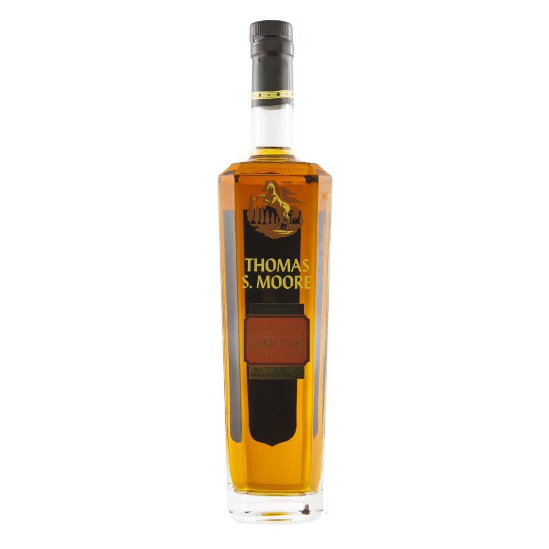 Thomas S. Moore Cognac Casks Finished Kentucky Straight Bourbon Whiskey 750ml 93.4 Proof