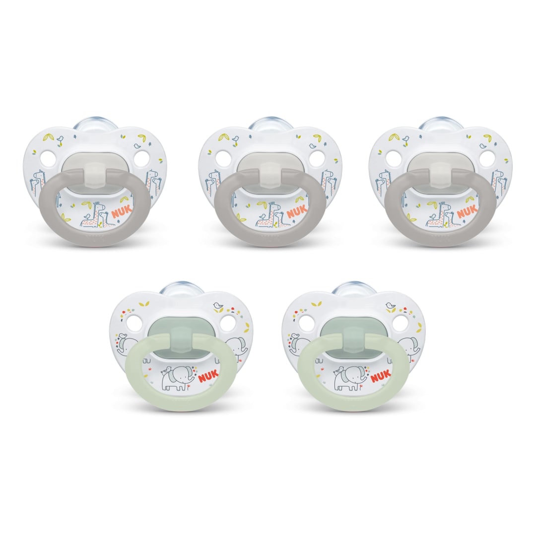 NUK® Orthodontic Pacifiers, 0-6 Months, 5 Pack