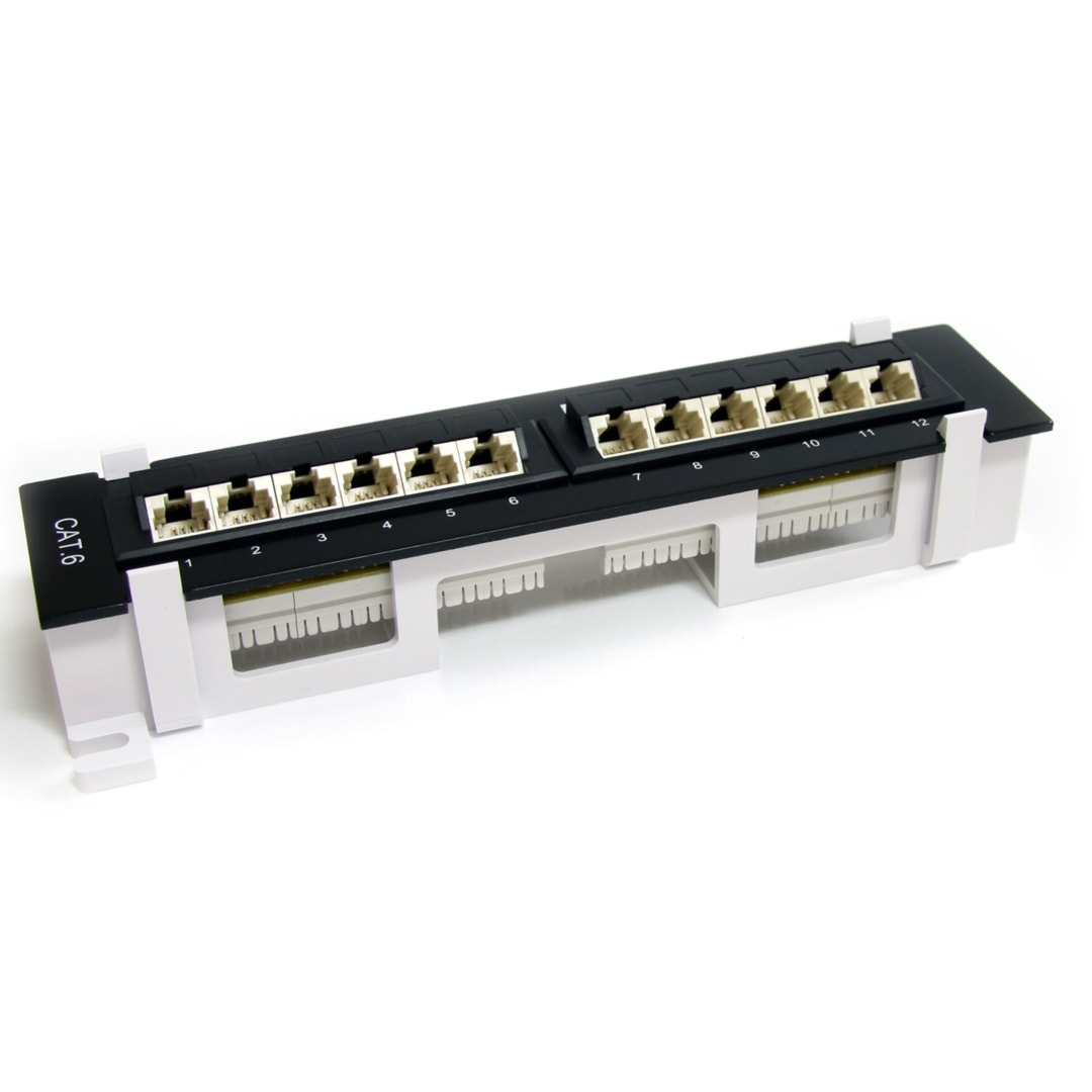 12 Port Category 6 Patch Panel
