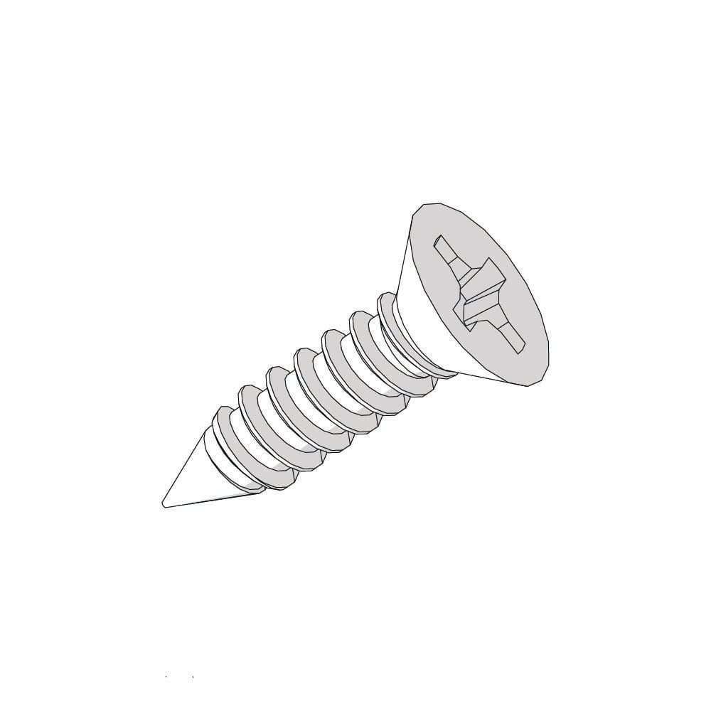 Countersunk self-tapping screw