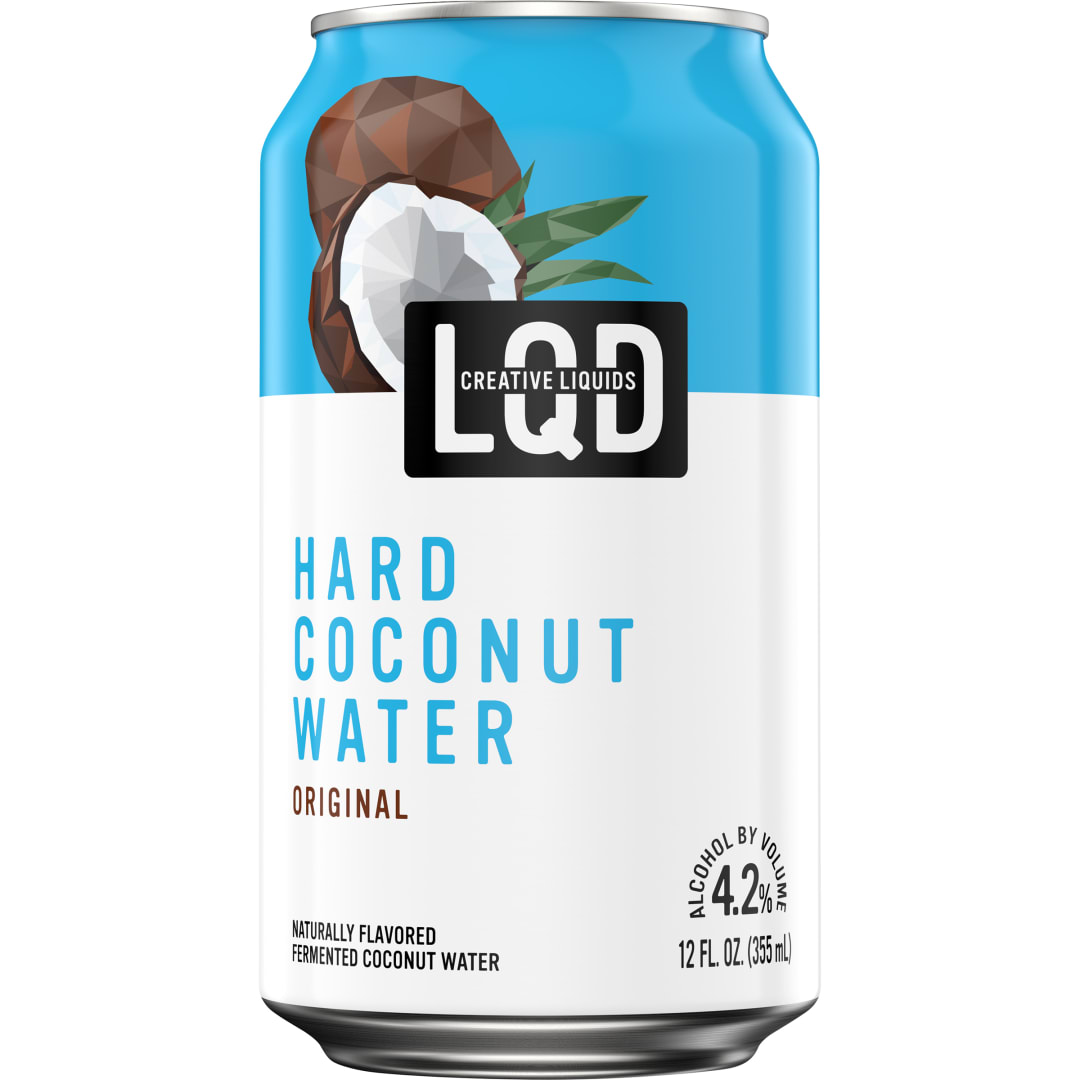 LQD Creative Liquids Original Hard Coconut Water, 12 fl. oz. Can