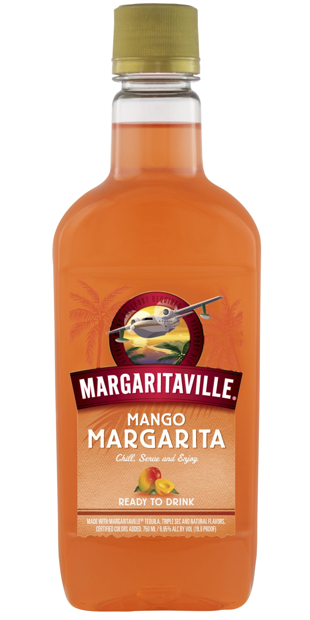 Margaritaville Mango Margarita Cocktail 750ml Traveler 19.9 Proof