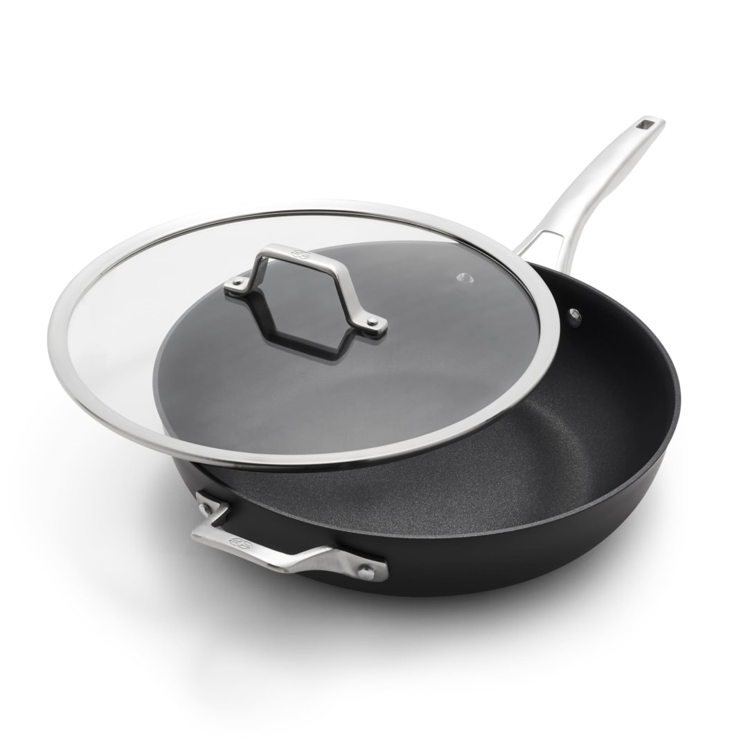 Calphalon® Premier™ Hard-Anodized Nonstick 13-Inch Deep Skillet with Lid
