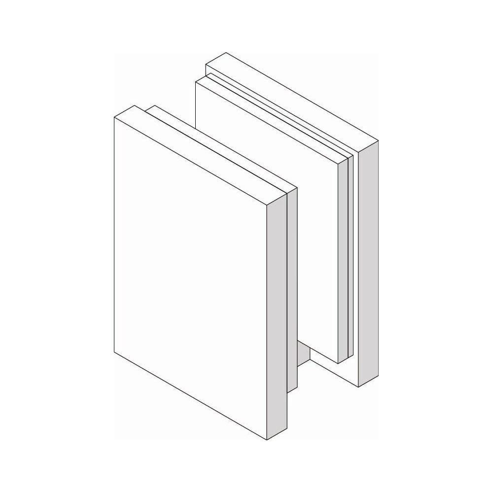 Bottom Bracket for 1/4" Thick Glass