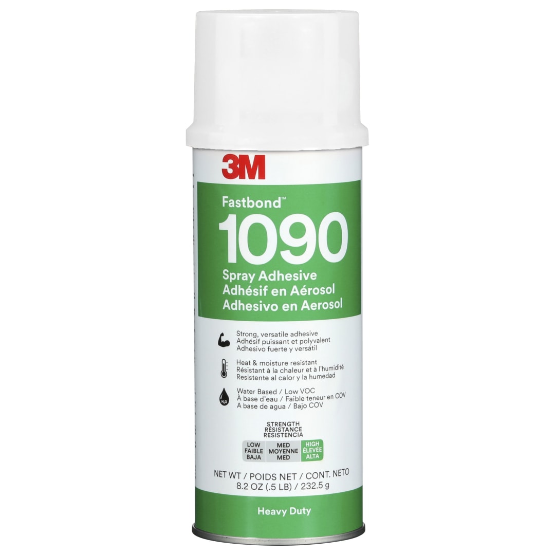 3M™ Fastbond™ Water-Based Contact Spray Adhesive 1090, Low VOC <5%, Neutral, Net Wt 232.5 g