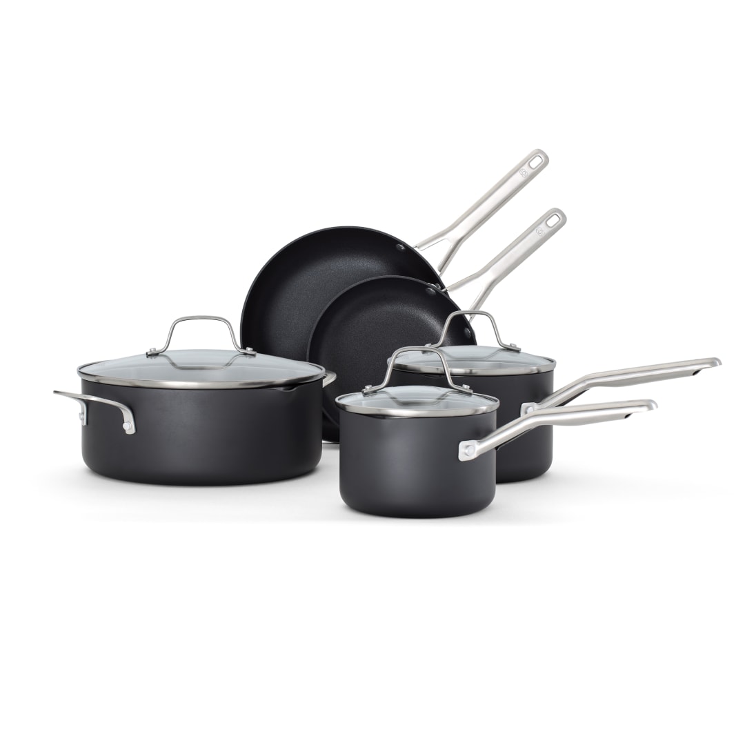 Calphalon® Hard-Anodized Nonstick 8-Piece Cookware Set