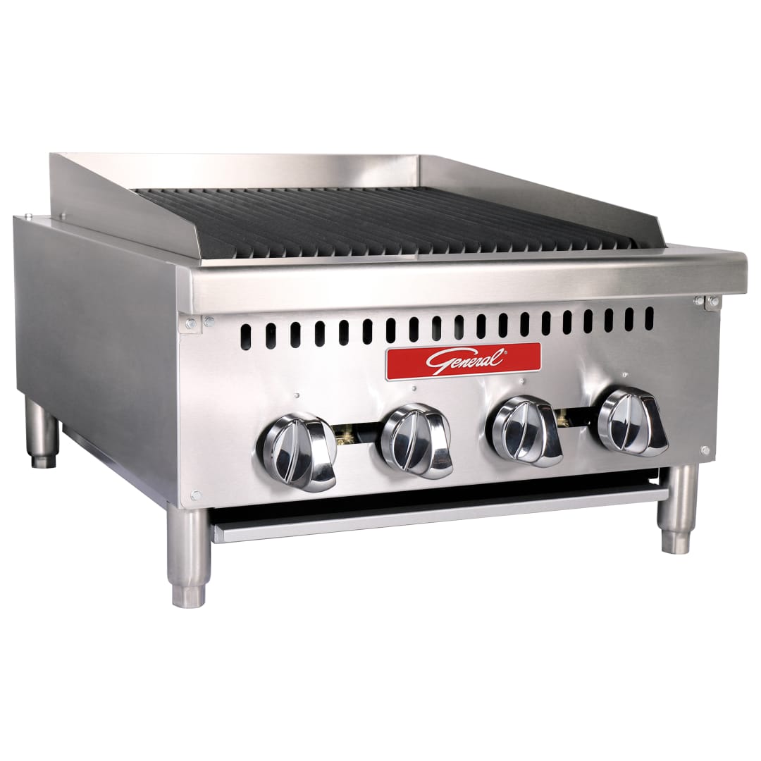 GCRB-24NGS - General Radiant Charbroiler, 24" - 60K BTU NG Gas