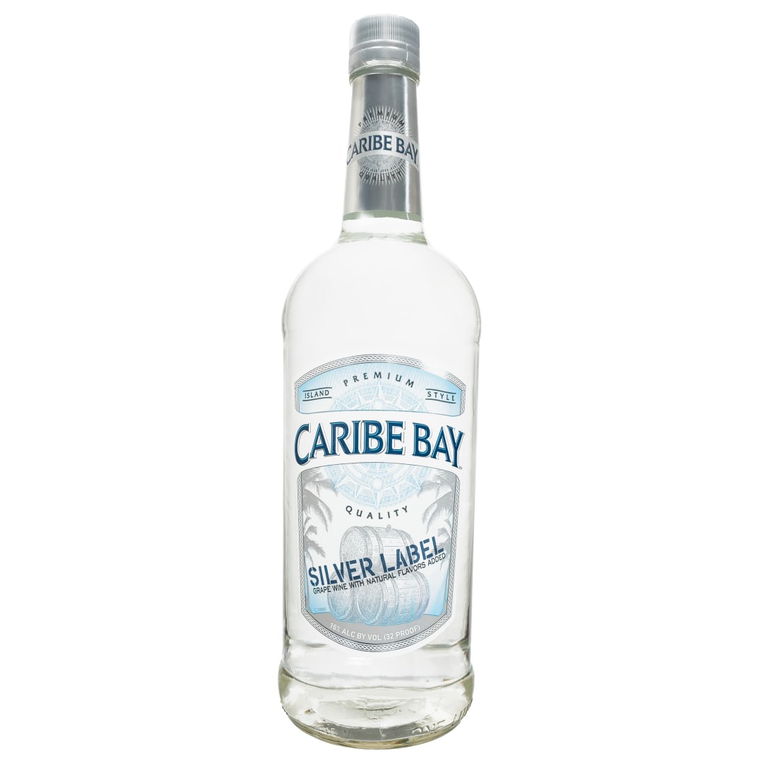 Caribe Bay Island Style Silver label Grape Wine 1l 32 Proof