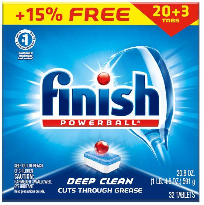 FINISH® POWERBALL® - Fresh Overfill 5/(20+3) ct.