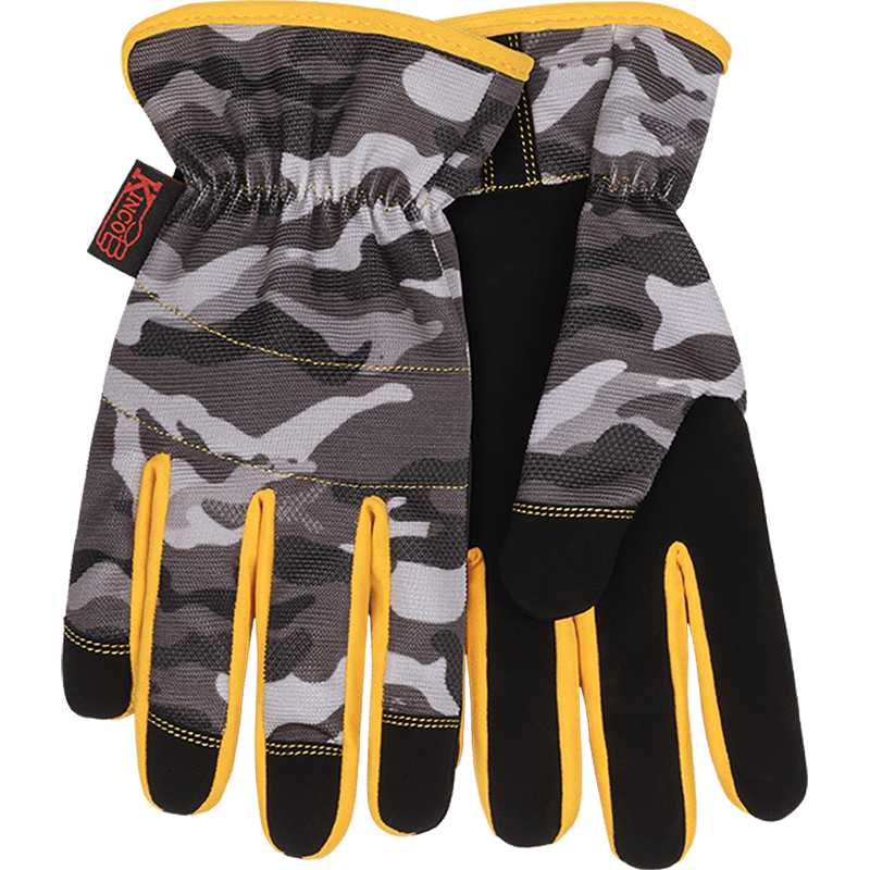 KincoPro™ Light-Duty Gray Camo Synthetic