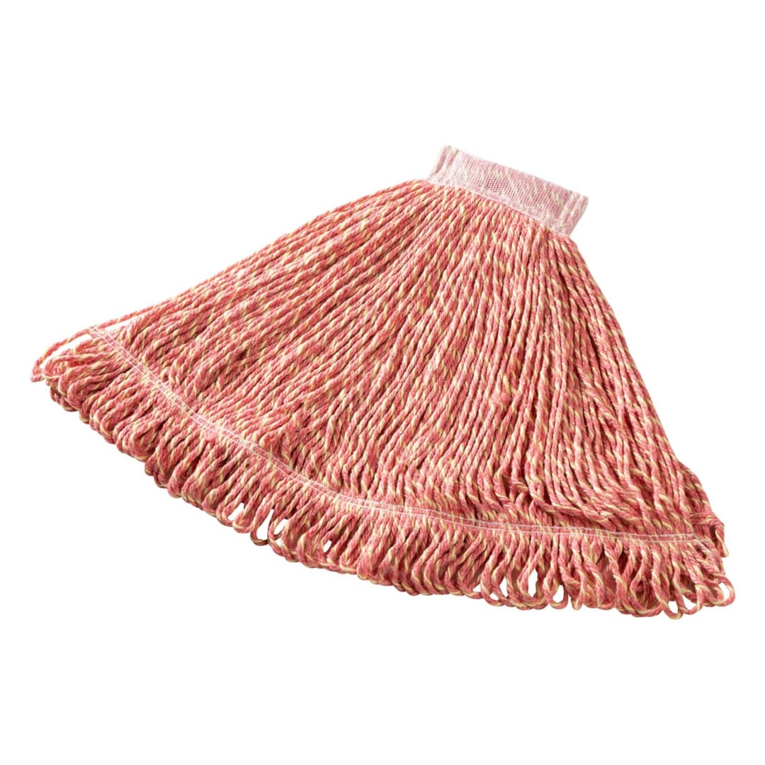 24 OZ Super Stitch® Blend Wet Mop, 5" Headband, Red