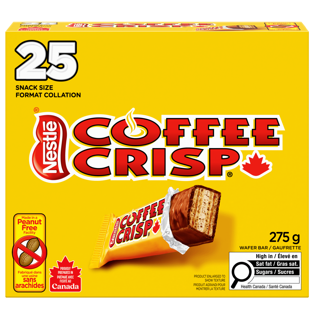 COFFEE CRISP Juniors 25CT 20x275g CA