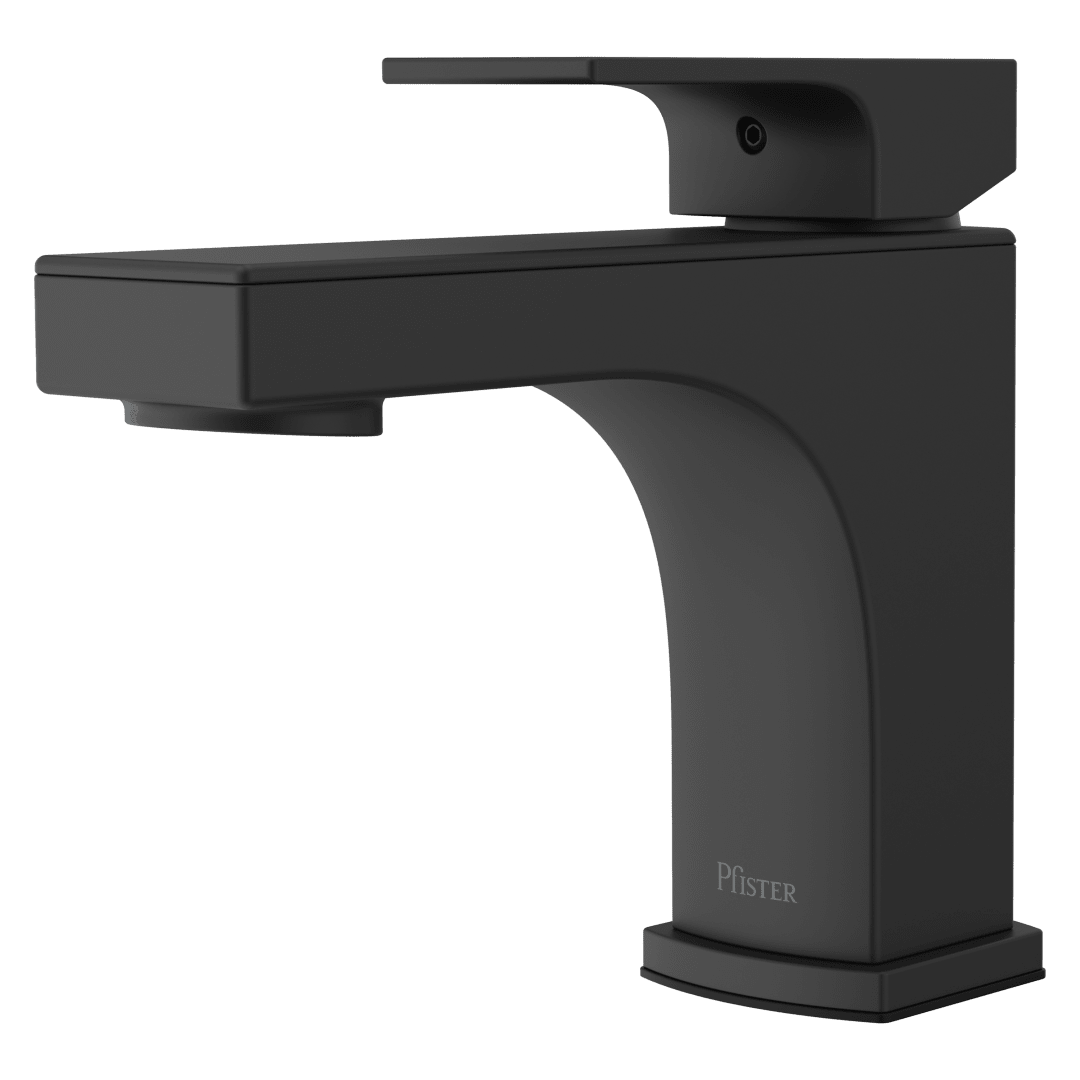 Pfirst Modern Single Control Faucet in Matte Black
