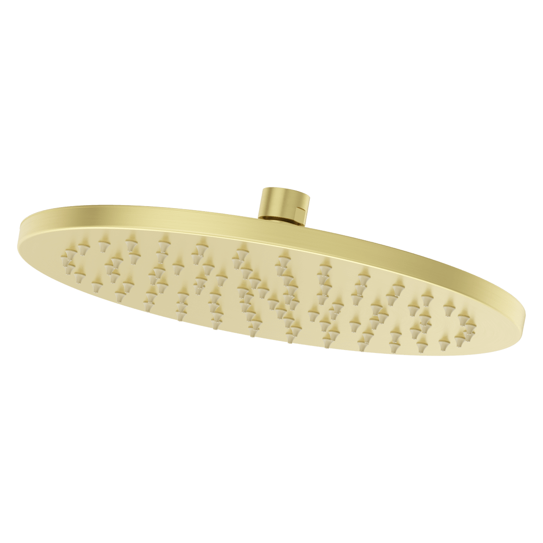 Tenet 10 in. Round Showerhead Only in Brushed Gold