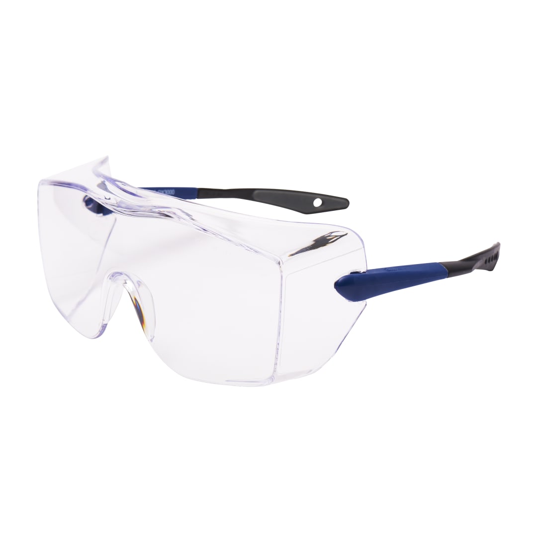 3M™ İş Güvenliği Gözlük Üstü Gözlükleri OX3000, Çizilmeye Dayanıklı / Buğu Önleyici, Şeffaf Lens, 17-5118-3040, 20/Kutu