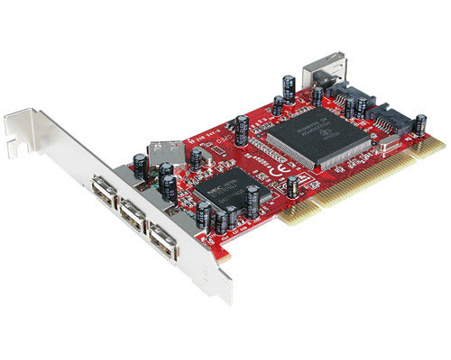 2 SATA and 5 USB 2.0 PCI Combo Card
