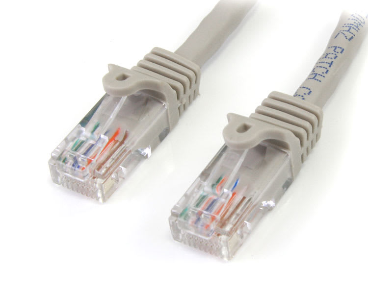 6 Ft Gray Cat 5E Cross Patch Cable