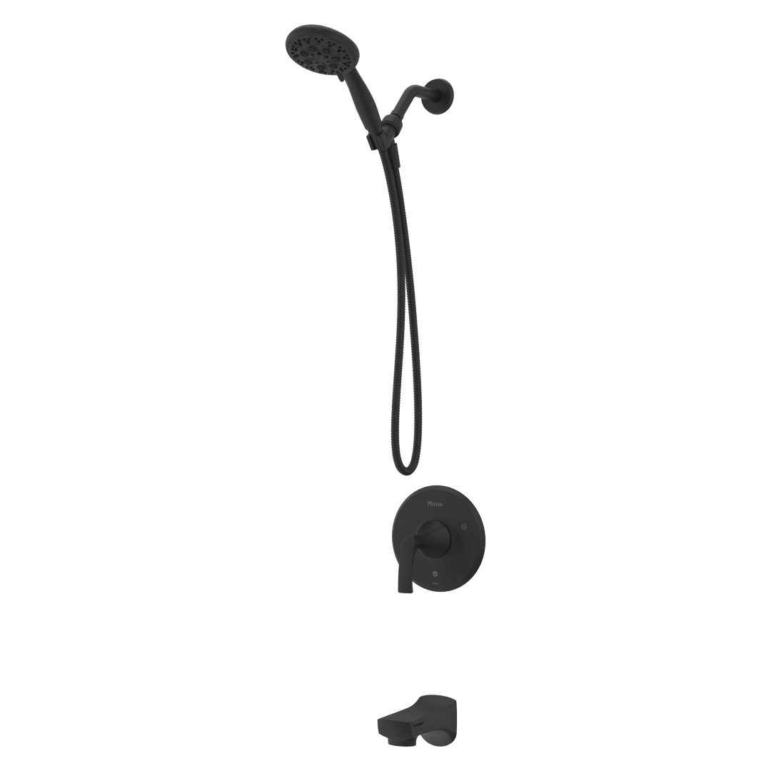 Karci Handheld Shower Faucet in Matte Black