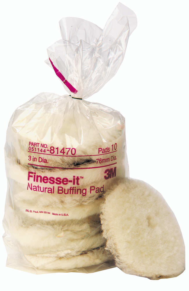3M™ Finesse-it™ Podložka na leštenie z prírodného materiálu 81470, 75 mm