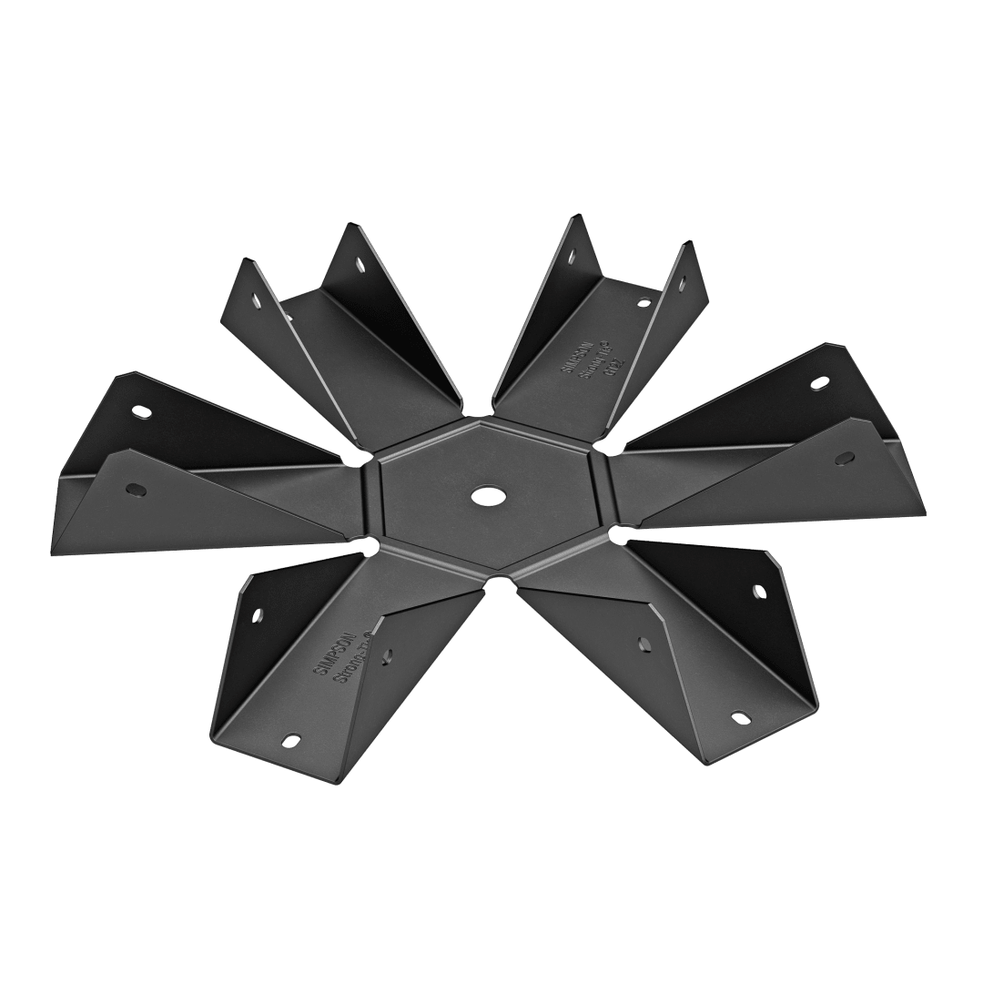 Simpson Strong-Tie APGT6 Outdoor Accents® Gazebo Tie for 2x Top of Gazebo