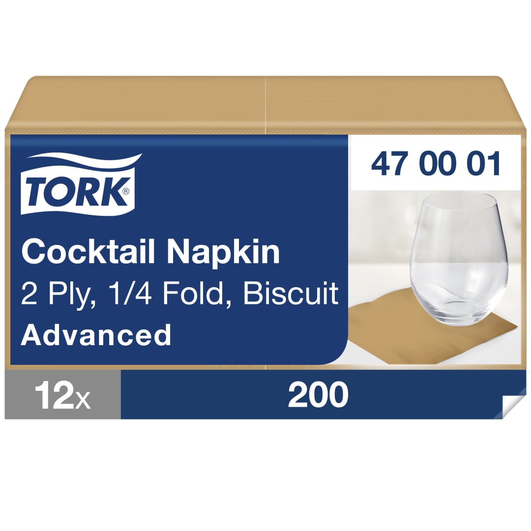 Tork Biscuit Cocktail Napkin