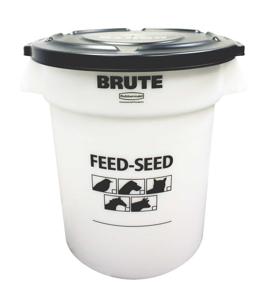 BRUTE CONTAINER W/ LID 20 GAL FEED/SEED