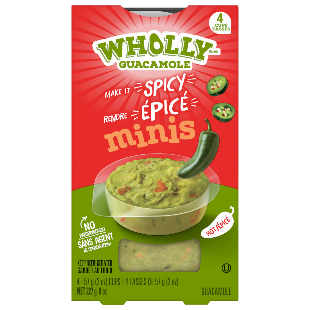 WHOLLY GUACAMOLE Spicy Minis