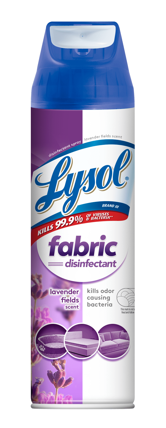 LYSOL® Fabric Disinfectant - Lavender Fields 12/15 oz.