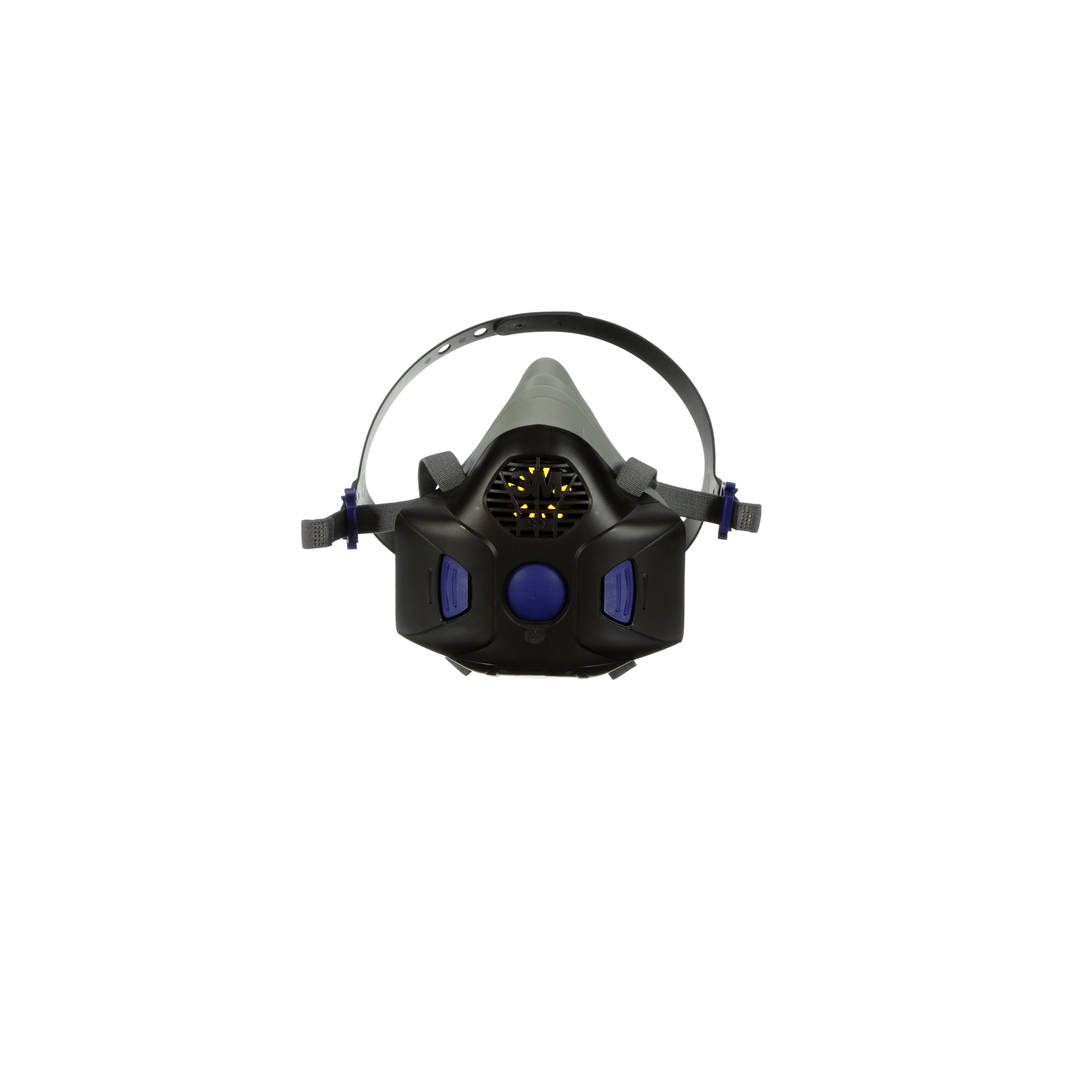 Respirador Reutilizável Semifacial 3M™ Secure Click™ HF-803SD, com Diafragma de Voz, Grande, 10 Unidades/Embalagem