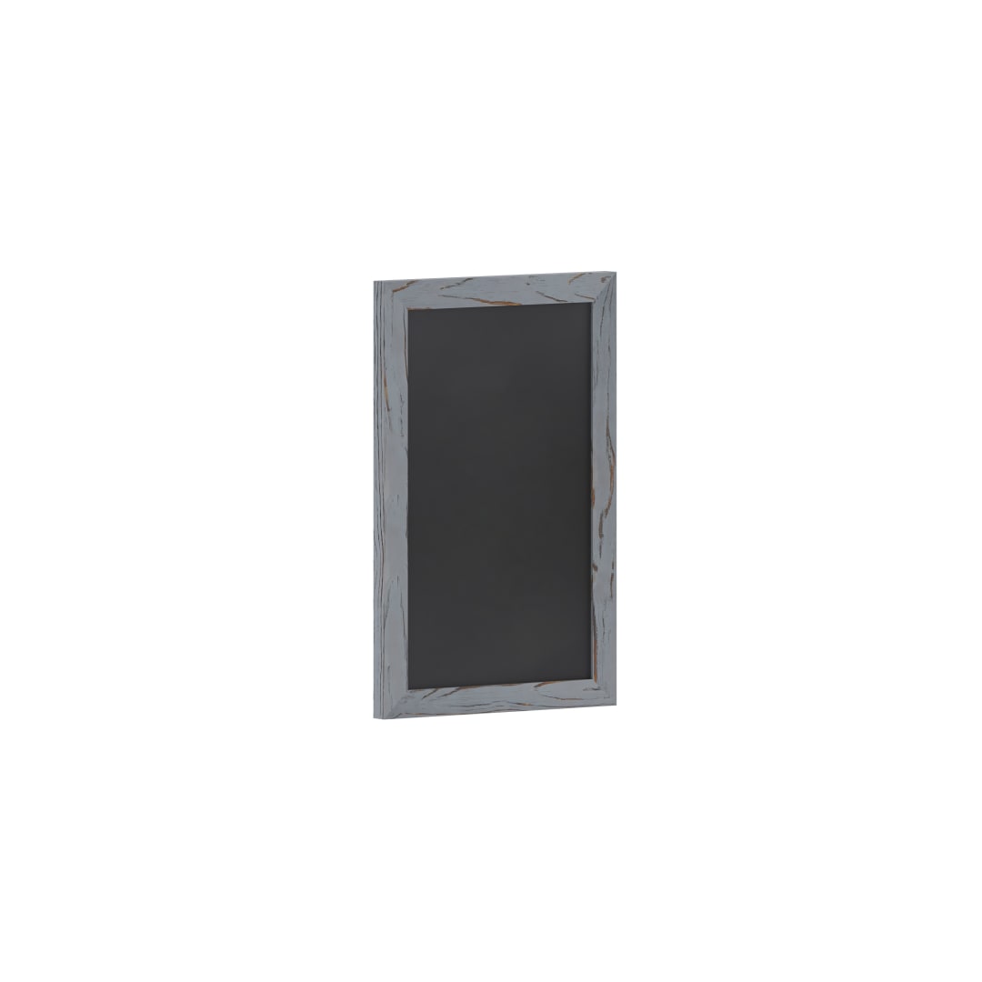 Canterbury 11" x 17" Rustic Gray Wall Mount Magnetic Chalkboard Sign with Eraser, Hanging Wall Chalkboard Memo Board for Home, School, or Business