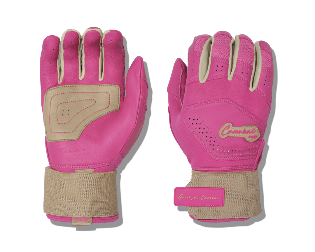 COMBAT MFG YIN YANG LONG STRAP BATTING GLOVES - L