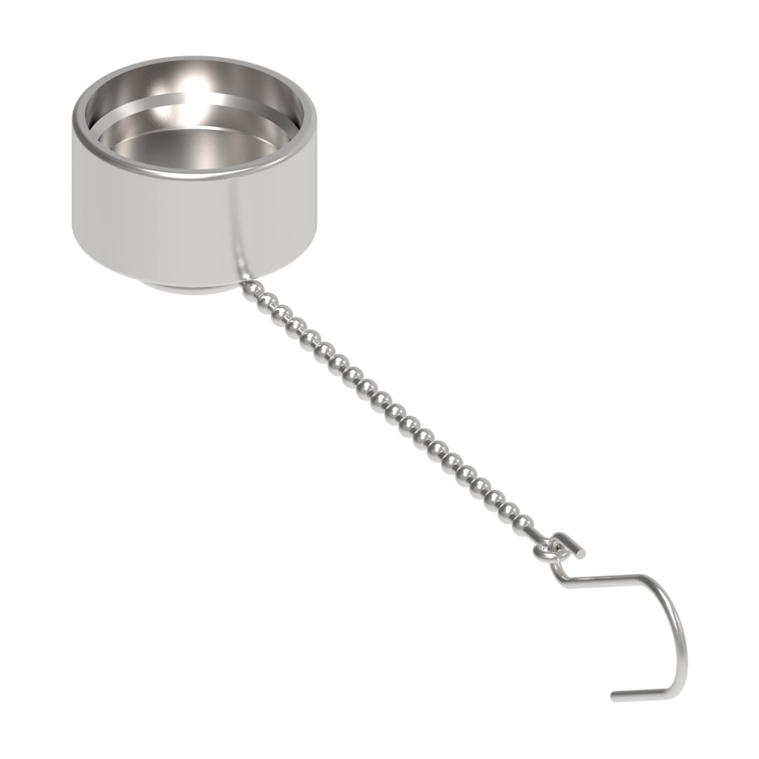 Aeroquip -16 5100 Style Dust Cap with Chain