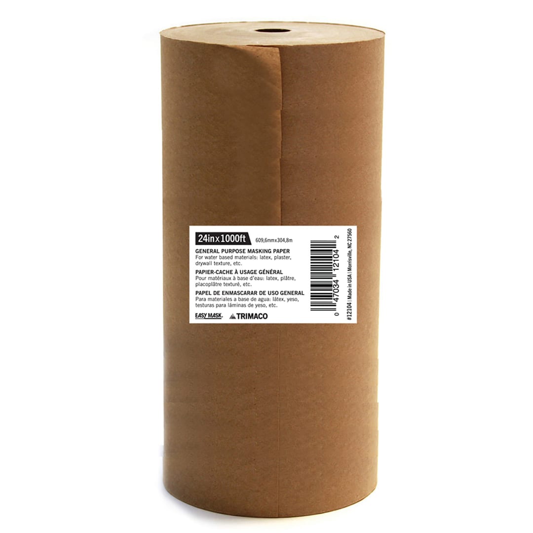 Easy Mask® General Purpose Masking Paper, Brown, 24"x1000'