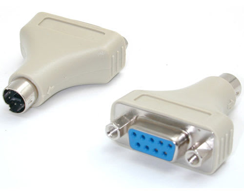 IBM Mouse Adapter DB9F to 6 DIN Male