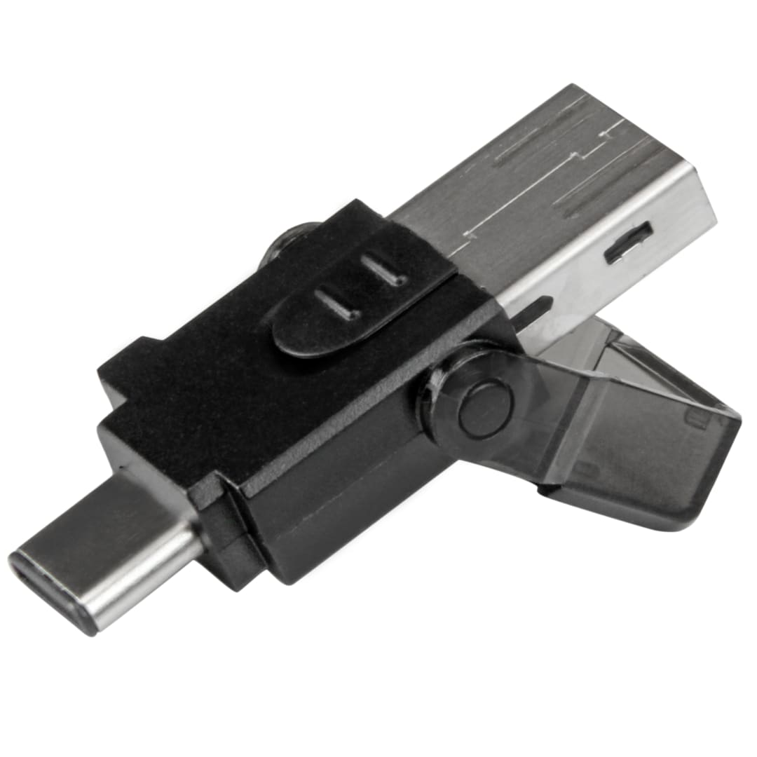 USB 3.0 microSD card reader - USB C and USB A