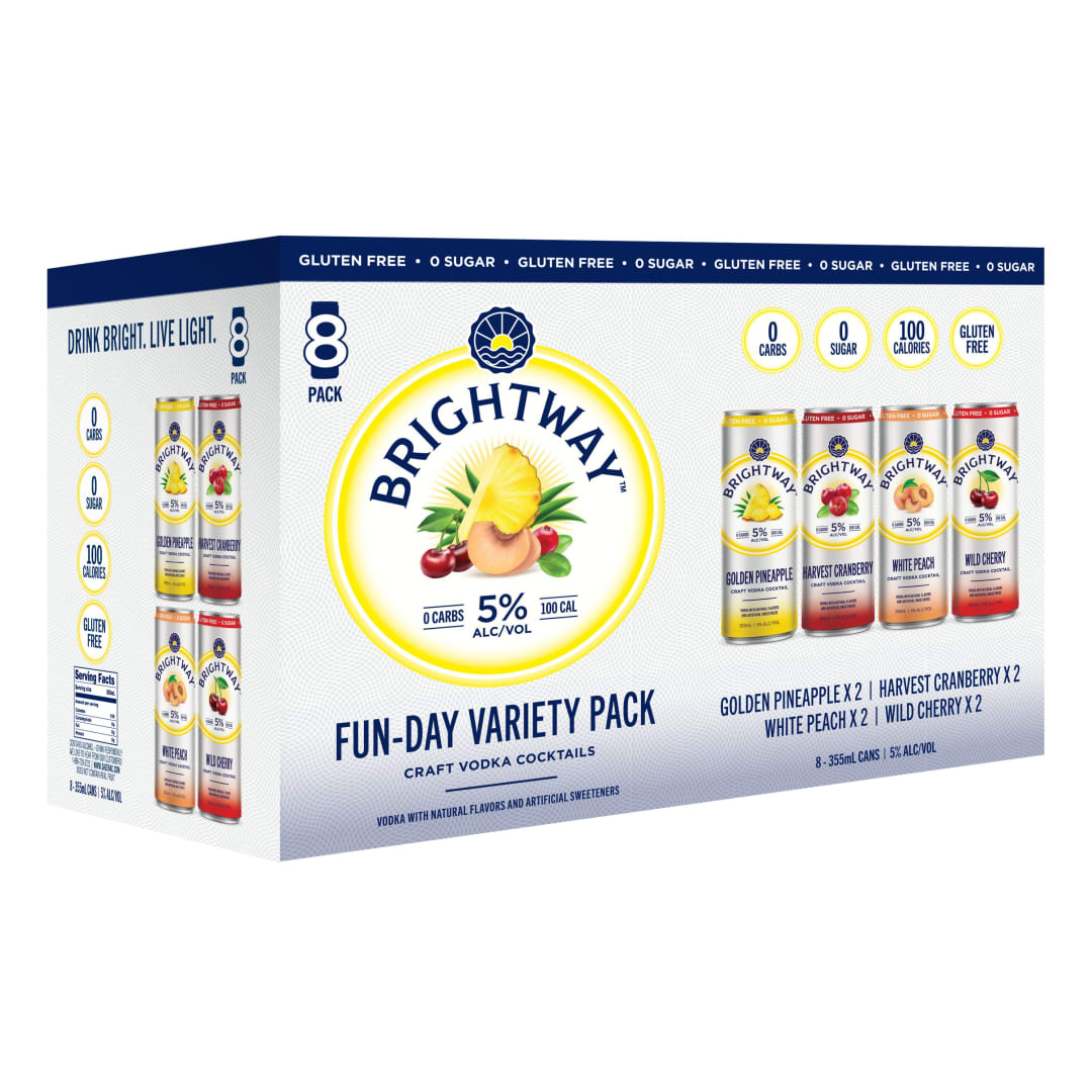 Brightway Variety Cocktails 8 Pack 12fl oz 10 Proof