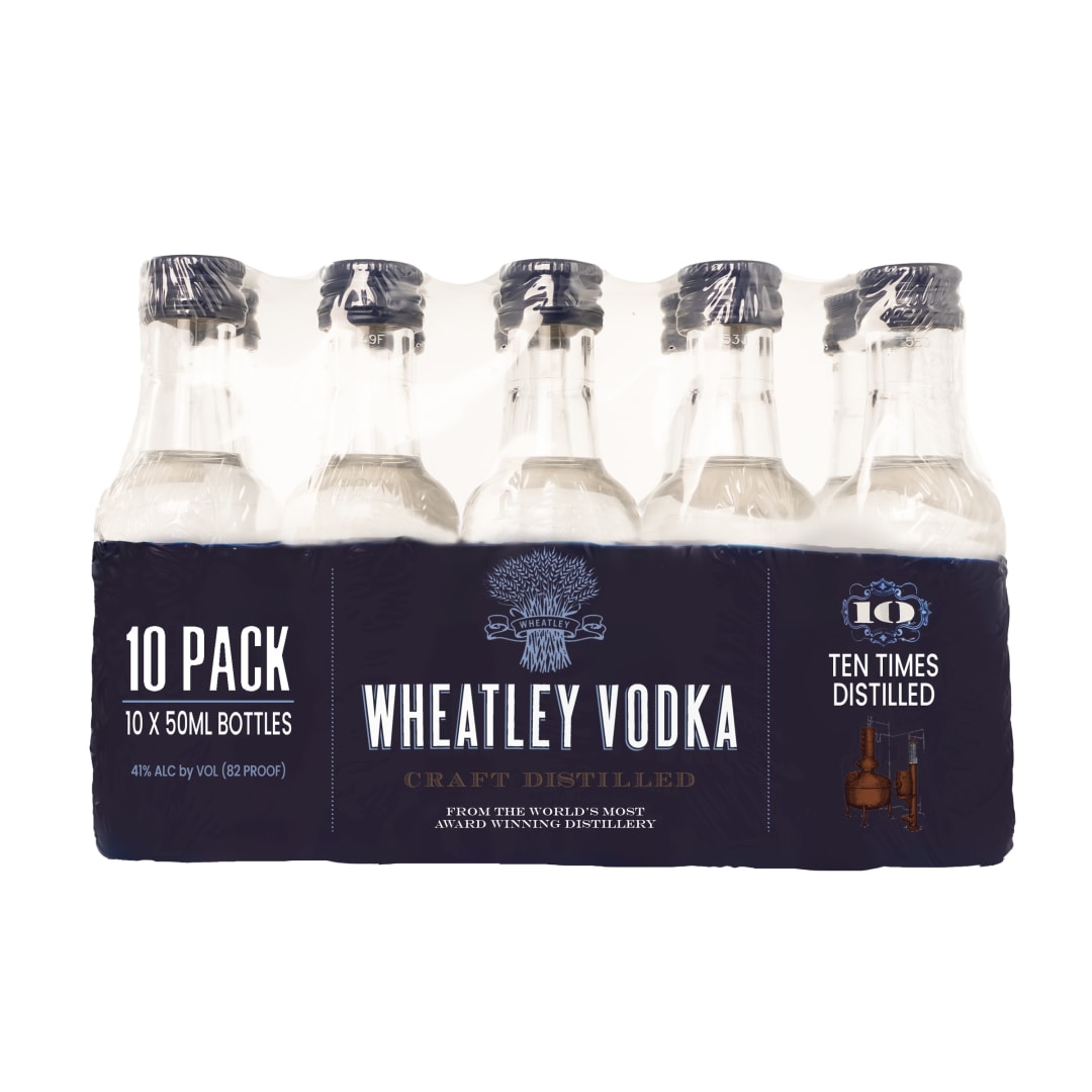 Wheatley Vodka 10 Pack 50ml 82 Proof