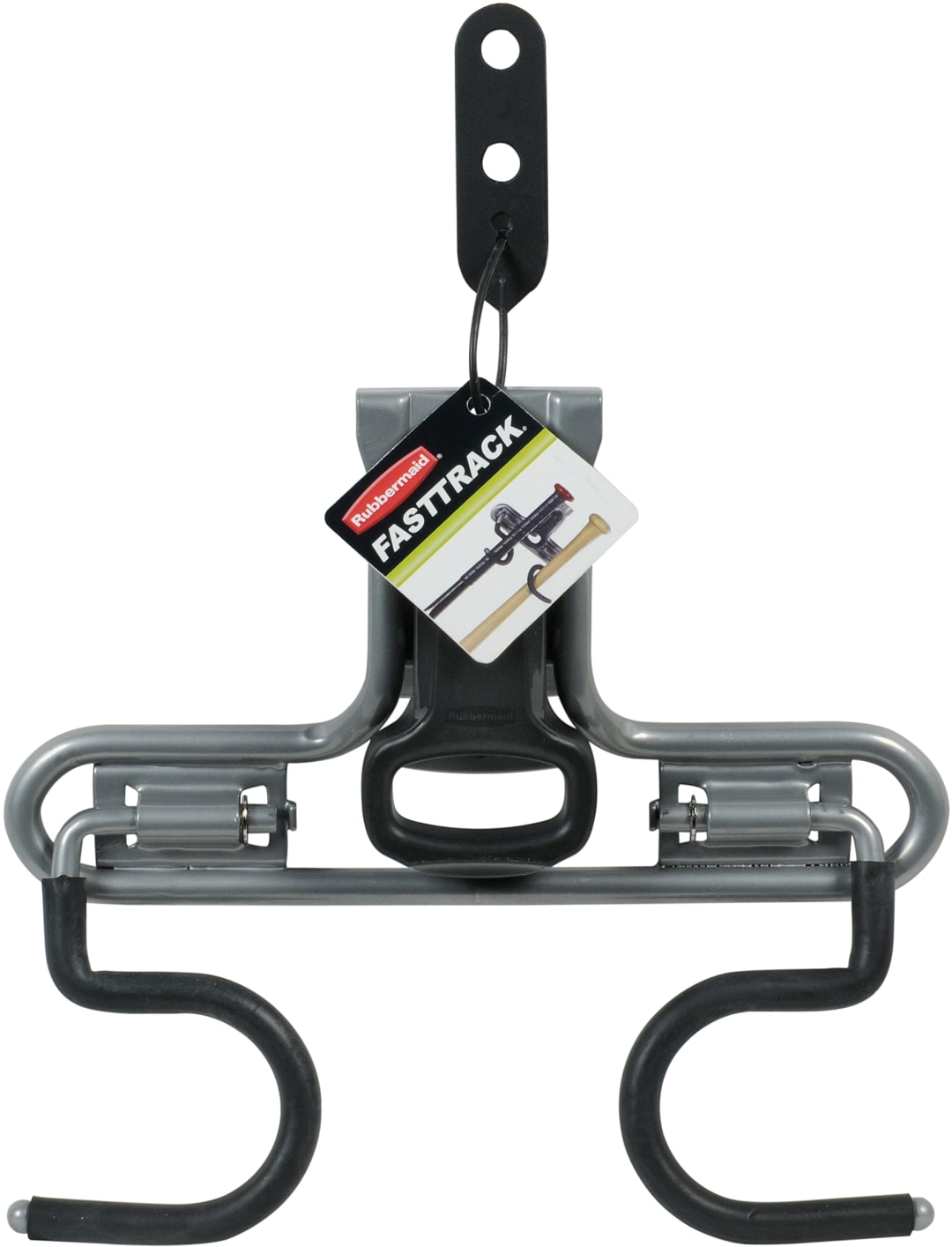 Rubbermaid FastTrack Dual-Handle Hook, Garage Organization, Wall Hangers