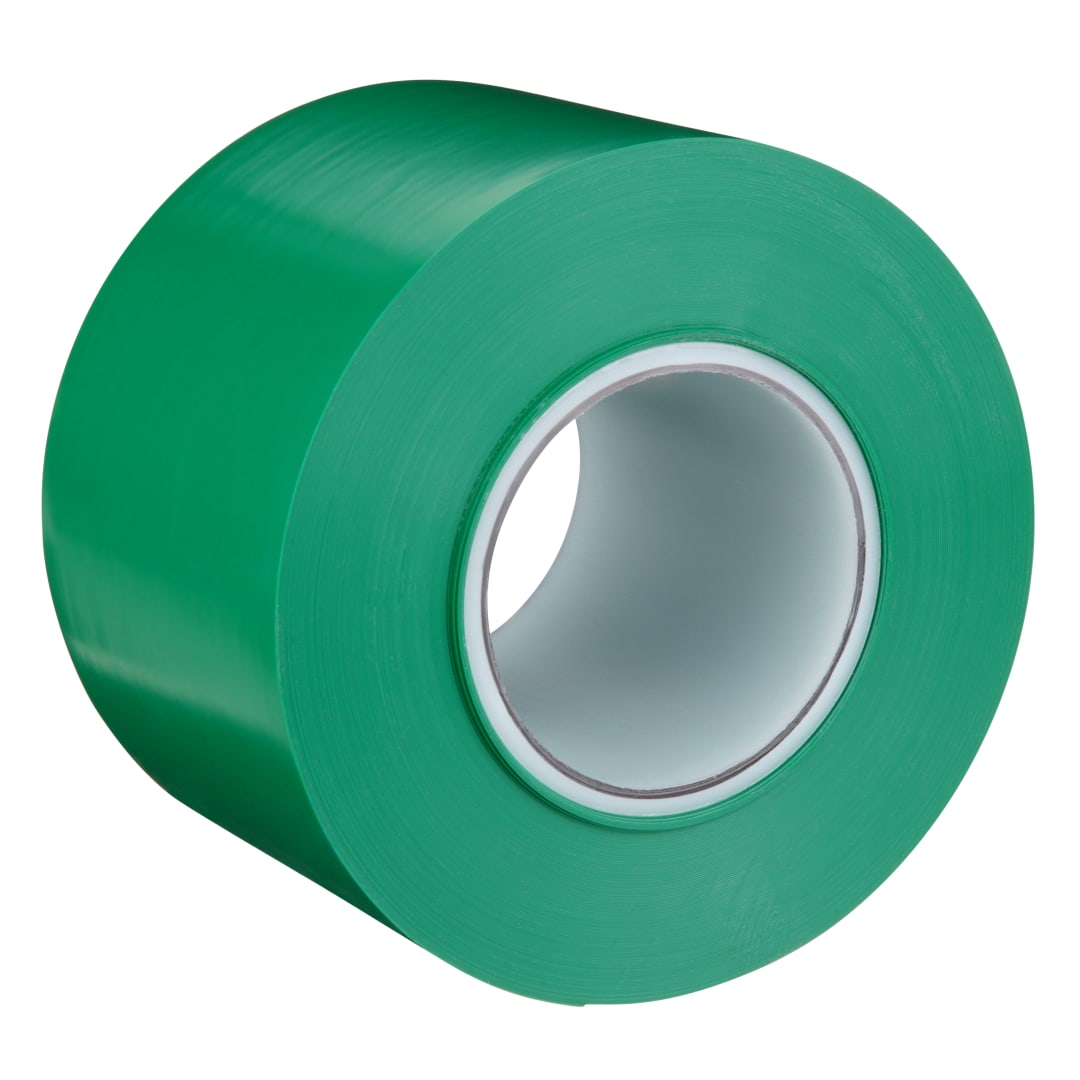 3M™ Dayanıklı Yer İşaretleme Bandı 971L, Yeşil, 609.6 mm x 32.9 m, 0.43 mm