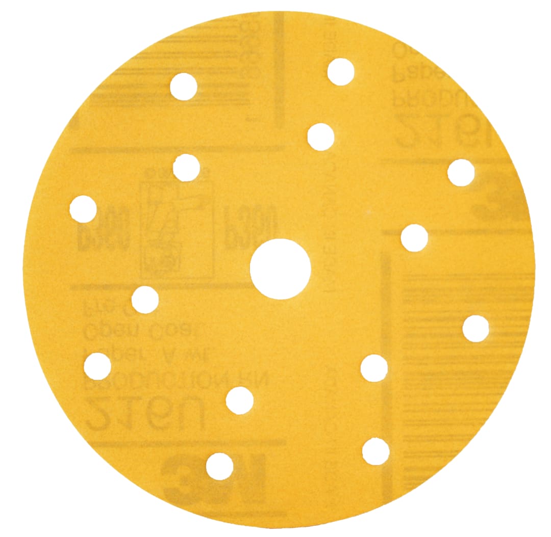 3M™ Hookit™ Yumuşak Disk Zımpara 216U, 150 mm, 15 Delikli, P400, 51089