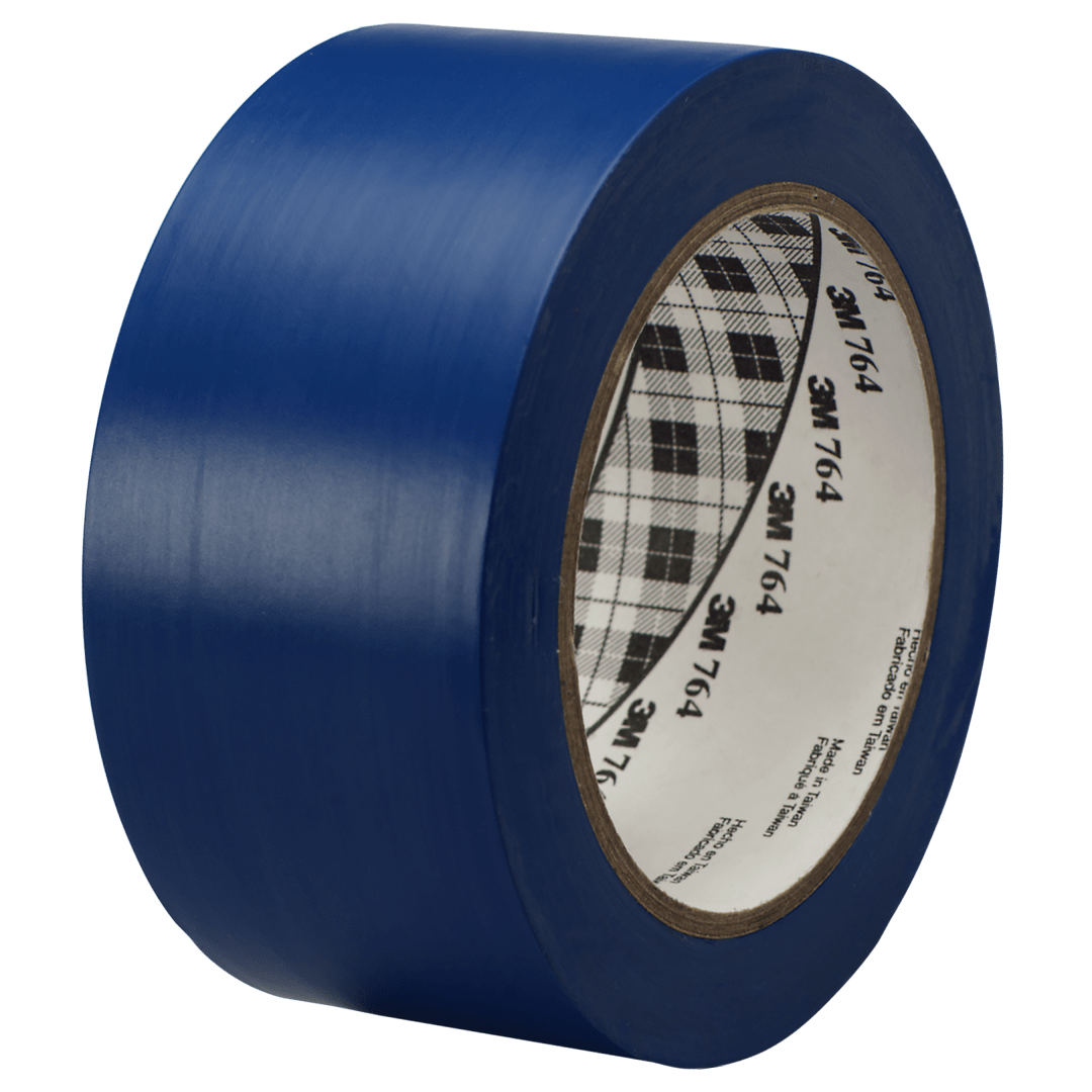 3M™ Genel Amaçlı Vinil Bant 764, Mavi, 50 mm x 33 m, 0.13 mm