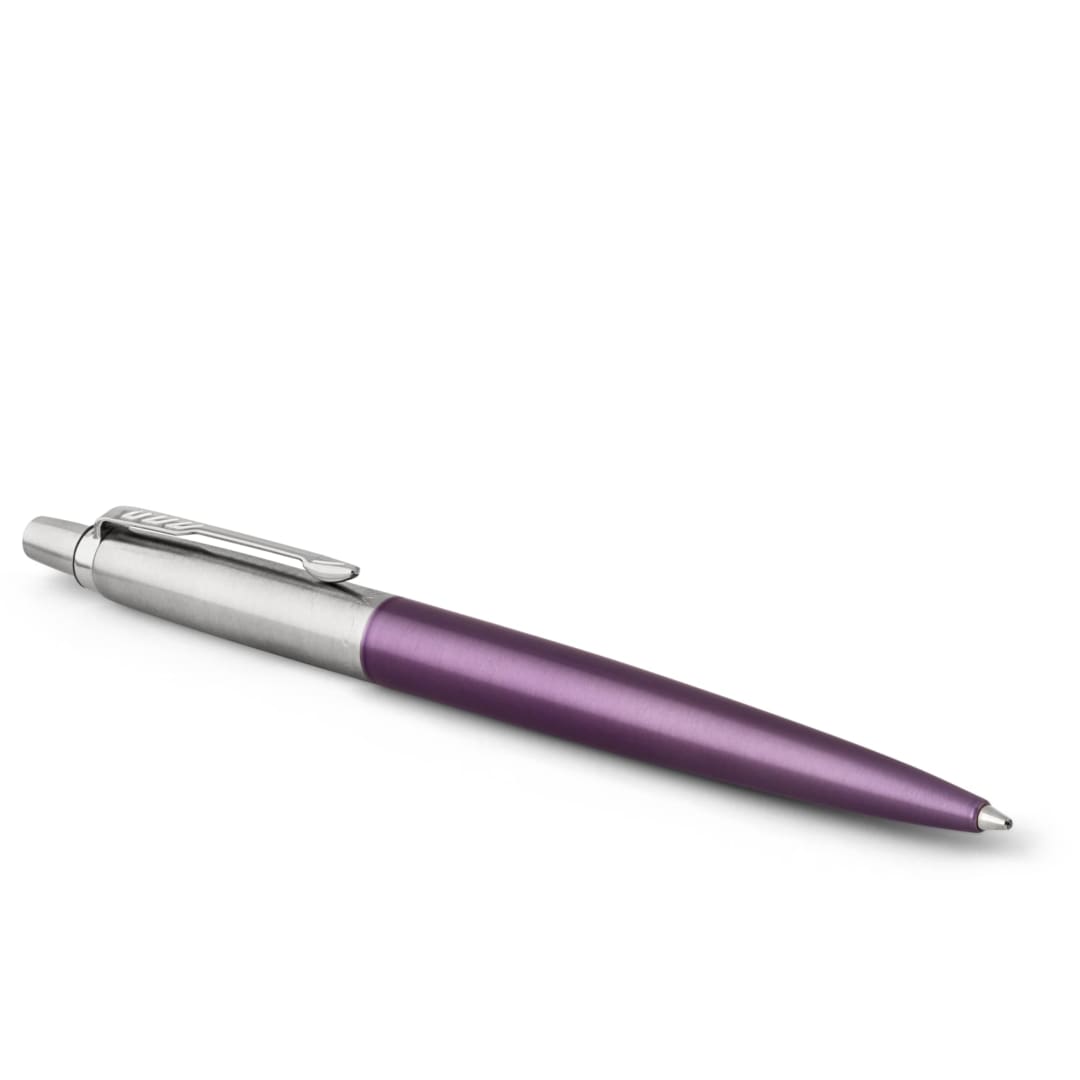 Parker Jotter Ballpoint Pen, Victoria Violet with Medium Point Blue Ink, Gift Box (1953190)