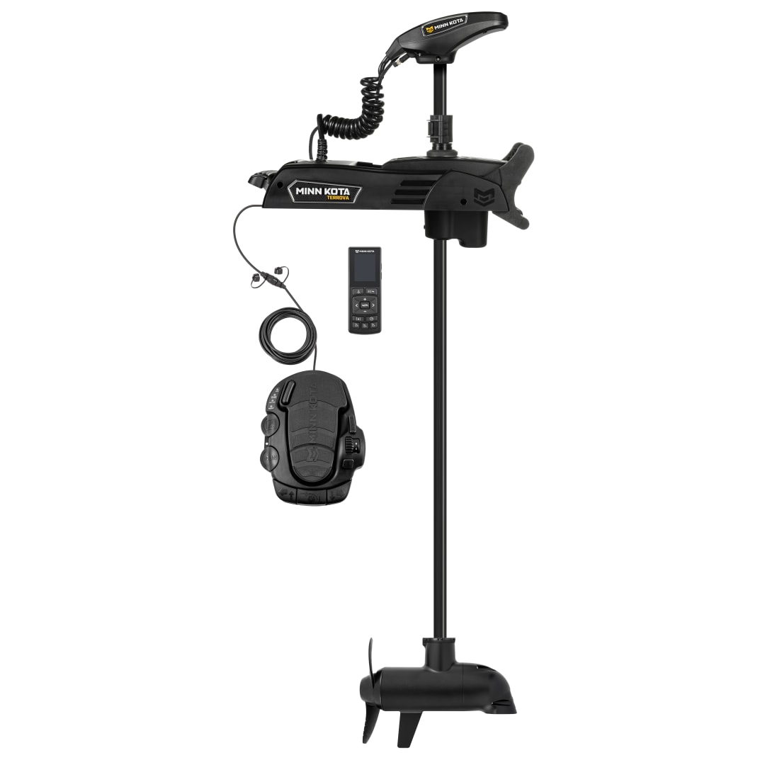 Terrova QUEST 90/115 lb. Thrust, 60" Shaft, Dual Spectrum CHIRP Sonar, Wireless Remote
